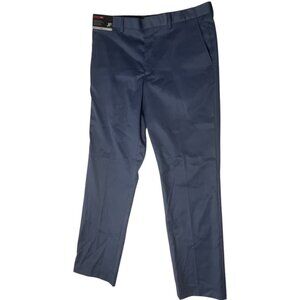 J. Ferrar Men's 34X32‎ Flat Front Dress Pants Light Blue Twill Office Business